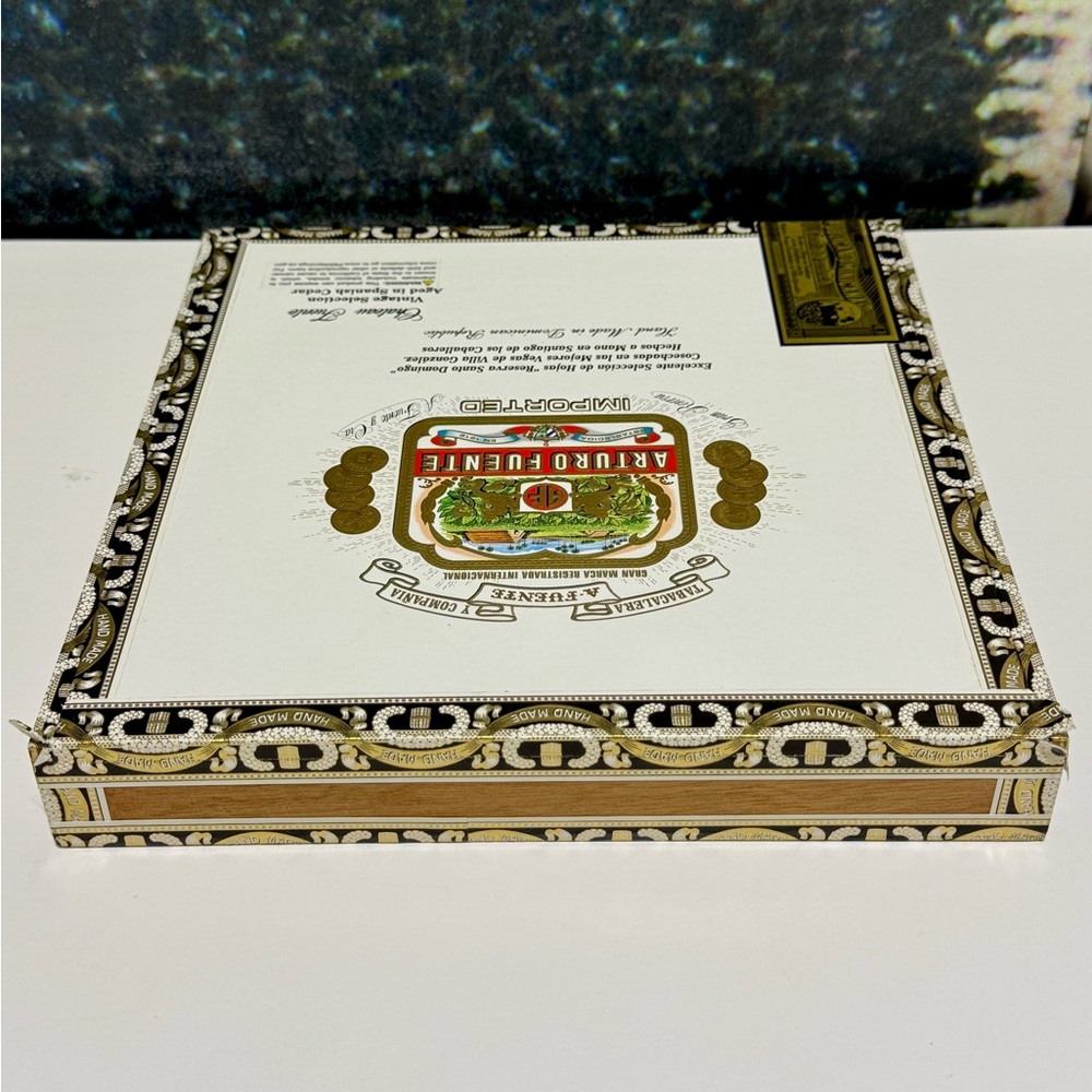 Set of 5 Arturo‎ Fuente Cigar Boxes – Rustic Spanish Cedar Decor